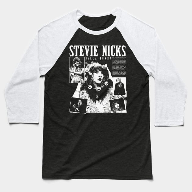 Stevie Nicks Vintage Rock Music 2023 Tour Live in Concert Baseball T-Shirt by Evergreen Daily